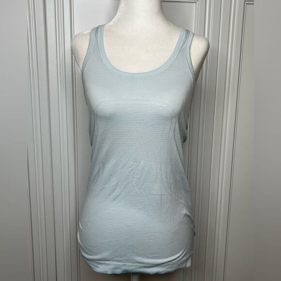 Lululemon Run Swiftly Tech Racerback Caspian Blue Size 6 - Picture 1 of 6
